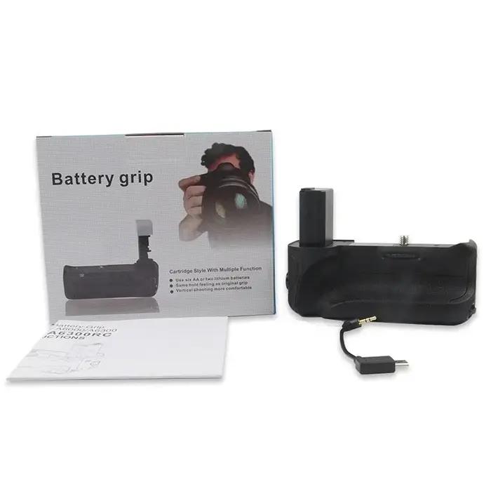 BG-A6000 Vertical Batterie Grip support pour Sony A6300 A6000 A6400 A6100 Caméra travailler avec NP-