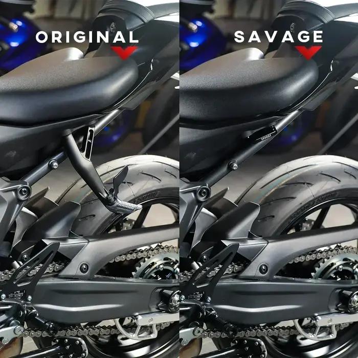 Pour YAMAHA YZF R7 R1 R1M 2021-2025 pied cheville plaque d'obturation supprime arrière passager repo