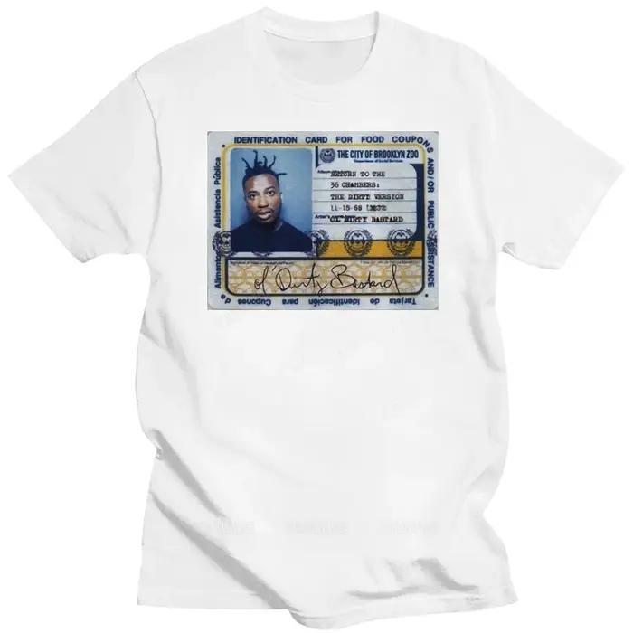 T-shirt Bastard ODB Mode Hommes Logo Rap Hip Hop Noir Blanc S-2XL Occasions Spéciales Sorties Concerts Garde-Robe Urbaine