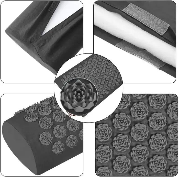 Tapis de Yoga d'acupression, coussin applicateur de Kuznetsov, Massage Sensi, aiguilles corporelles