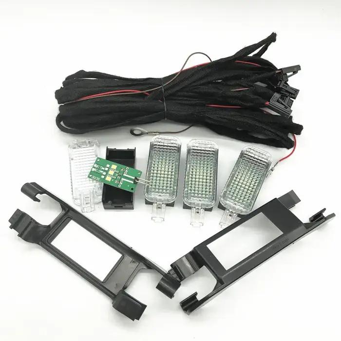 Support de câble de lumière LED pour pied de voiture, support de lampe pour VW Passat B6 B7 Jetta Go