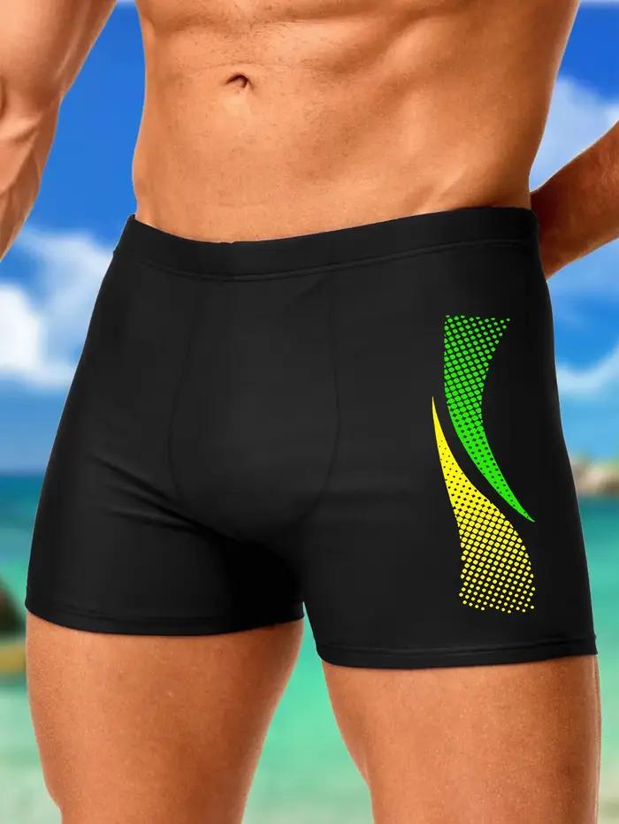 Maillot de bain avec imprimés de mode pour hommes, Boxer de plage à séchage rapide avec cordon de se