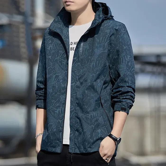 Veste coupe-vent imprimée tendance pour homme, nouvelle collection printemps-automne 2026, décontrac