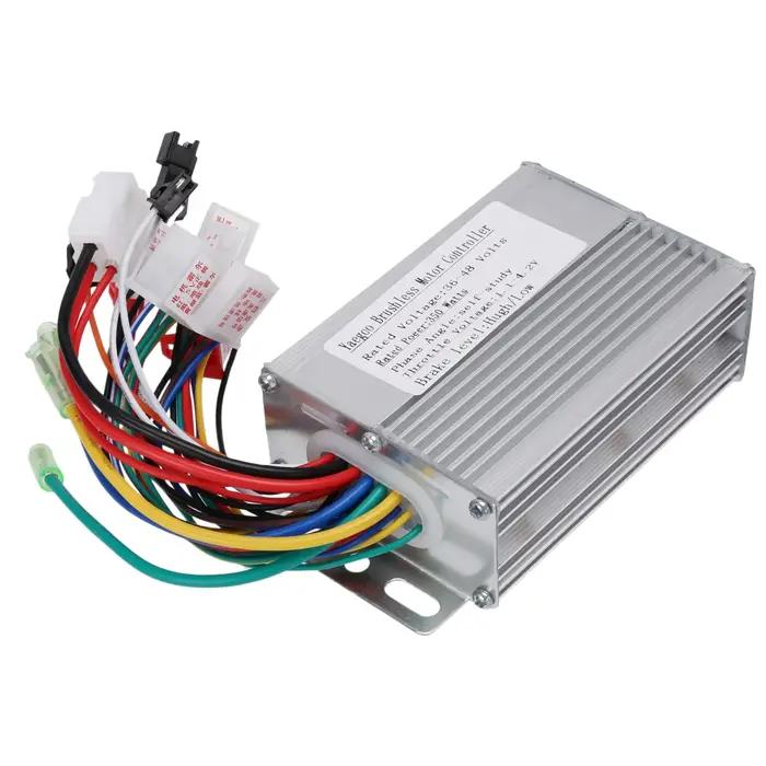Contrôleur de moteur CC sans balais pour vélo électrique, accessoires de scooter électrique, 36V, 48V, 350W