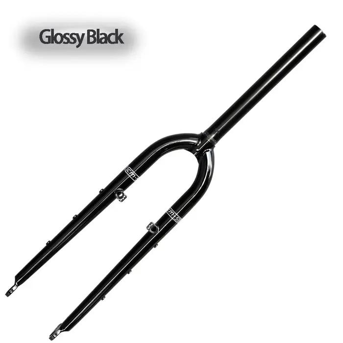 26/27.5ER DARKROCK CM-5 cr-mo Steels fourche avant 28.6mm disque et V frein vtt fourche rigide pièce