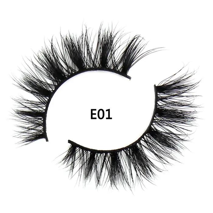 FOXESJI cils 3D vison cils populaire naturel long moelleux dramatique Extension de cils maquillage c