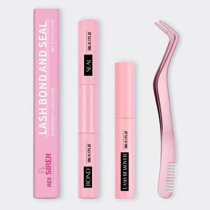 Colle et dissolvant pour cils, kit de pince à épiler, dissolvant de cils doux de haute qualité, outi