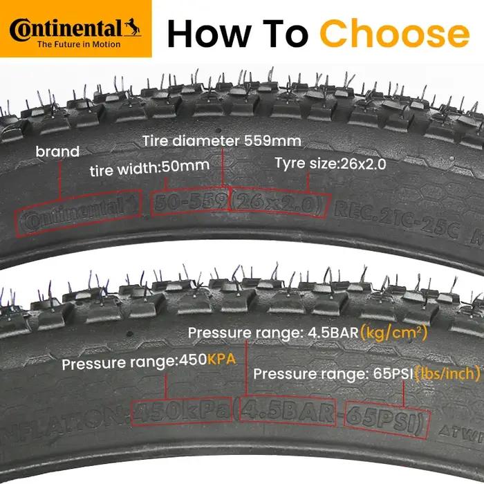 Pneu de VTT Continental CrossKing 27.5/29 x 2.3 pliable, prêt pour tubeless, anti-crevaison, compati