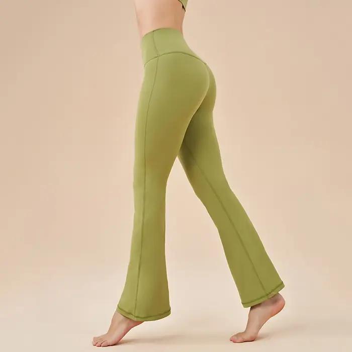 SOISOU – pantalons de sport pour femmes, Leggings de Yoga, bas à cloche, serrés, élastiques, respira