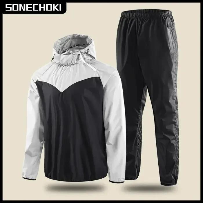 Combinaison sauna unisexe vêtements transpiration complète boxe course fitness perte poids