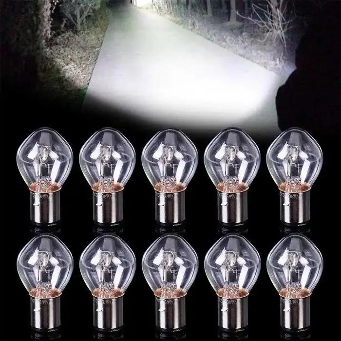 Ampoule halogène de sauna pour moto, lumière claire, accessoires de moto, nouveau, B35, 12V, 35W, BA