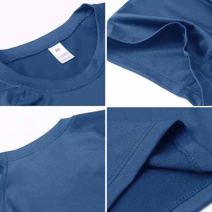 Chemise de Compression pour hommes, séchage rapide, T-Shirt de Sport à manches courtes, pour gymnase