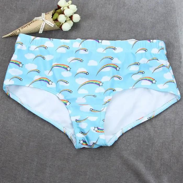 Maillot de bain pour hommes, Boxer, culotte, vêtements de plage, étoile filante, Bikini, short de sp