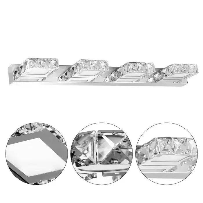 LOYALHEARTD-Lumière de vanité en cristal à LED, applique murale de toilette moderne, miroir avant, l