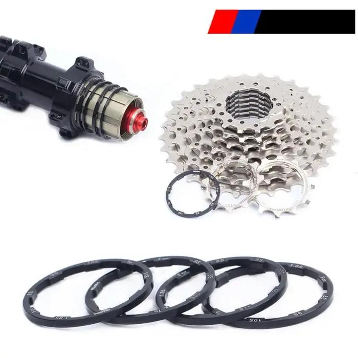 Rondelle de moyeu rainurée pour vélo, entretoises de support inférieur pour vtt, joint de Cassette d