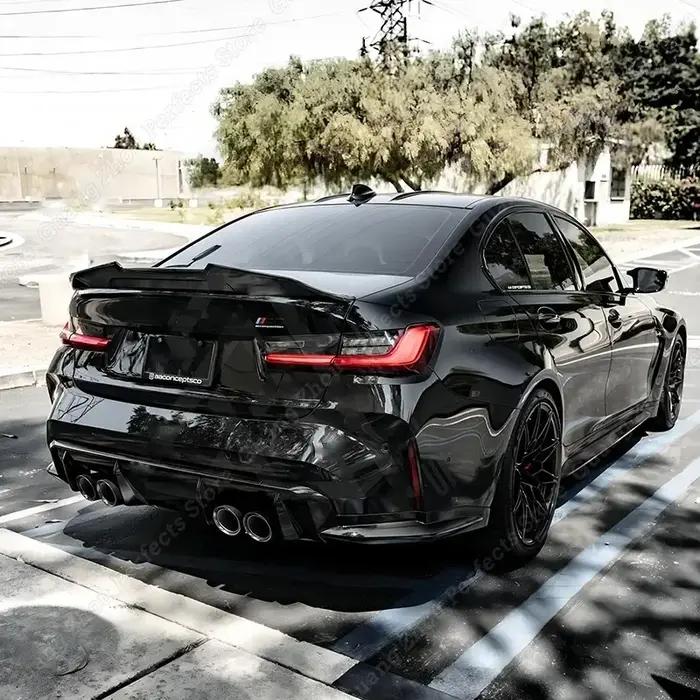 Becquet de toit arrière de style PSM pour BMW, accessoires de voiture ABS, adapté pour BMW Série 3,