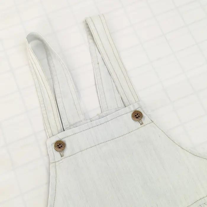 IENENS été enfants bébé garçons pull pantalon Denim vêtements Shorts jean salopette enfant en bas âg