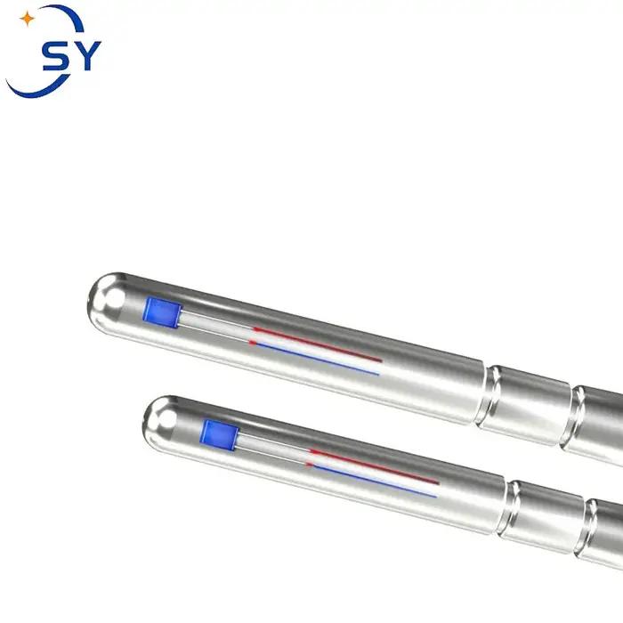 Sonde thermocouple en acier inoxydable, capteur de température RTD PT100, 0,5/1/2/3/4/5M, étanche, f