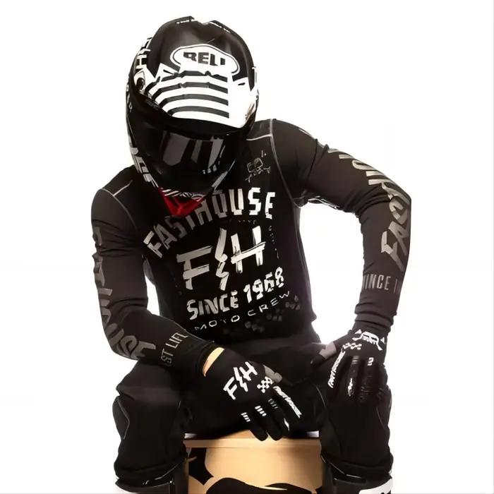 Maillot de Motocross Maillot Ciclismo Hombre DH MOTO vtt MX Maillot de descente Maillot VTT hors rou