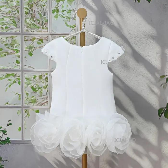 Nouvelle Robe de Princesse en Coton à Couche d'Air pour Filles 2026 – Tenue Élégante pour Enfants, I