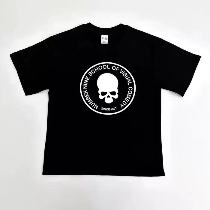 F Brother numéro neuf 04S crâne imprimé Y2K imprimé T-shirt à manches courtes hommes et femmes haut