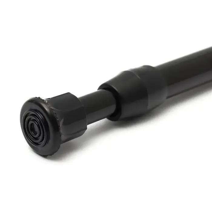 Noir nouveauté extensible réglable ressort Tension tige Rail pôle fenêtre rideau rideau de douche ga