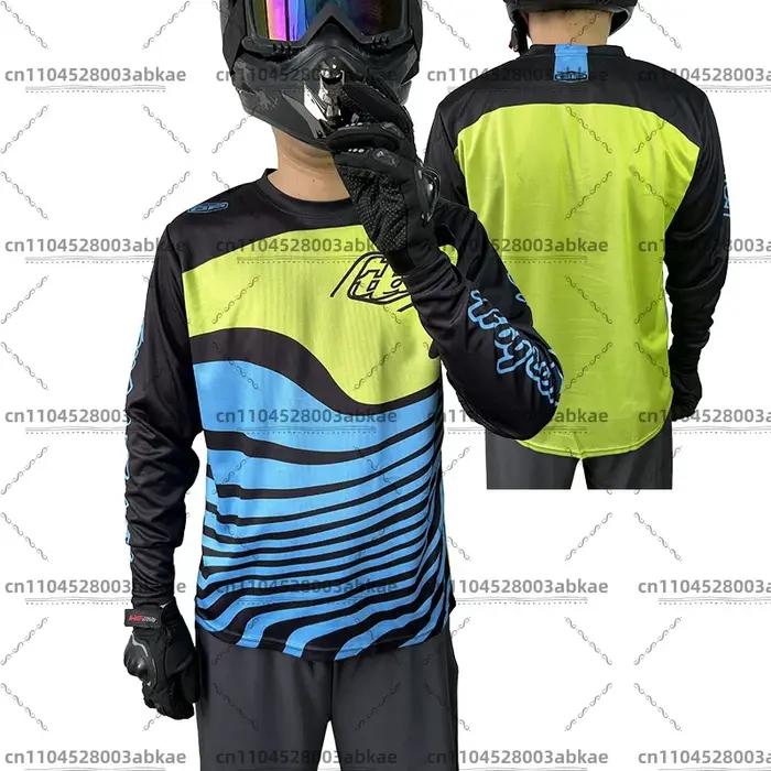 Maillot de moto homme BMX Enduro vtt chemise descente tld maillot Camiseta motocross MX VTT vêtement