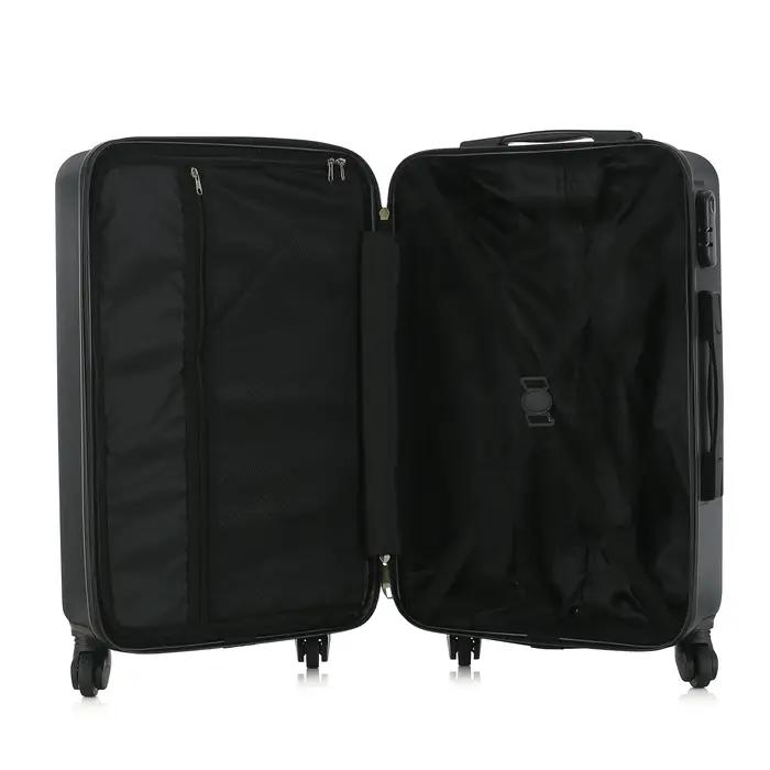 Ensembles de bagages à roulettes rigide ABS 4 pièces (18/23/27 pouces + étui à cosmétiques 13 pouces