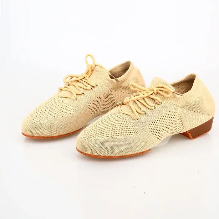 Chaussures danse femme Jazz Salsa - Baskets maille décontractée plat - Pointures 34 à 42 moderne