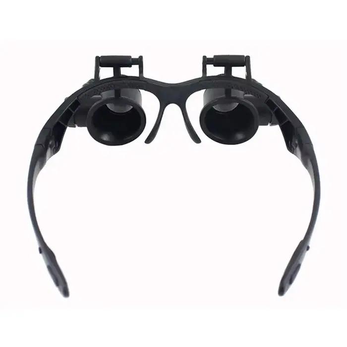 Nouveau bandeau lumière LED lunettes Loupe 10X 15X 20X 25X Double lentille de Loupe pour horloger bi