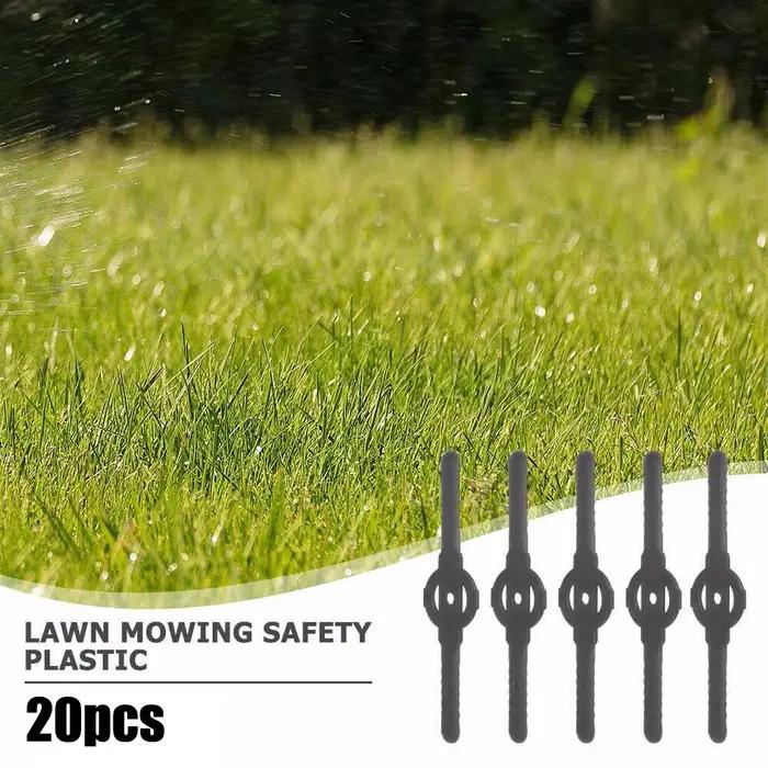 Lames de coupe en plastique pour coupe gazon électrique sans fil, outil de coupe-herbe, outil de jar