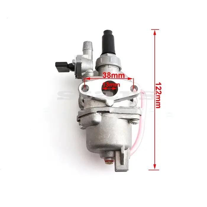Carburateur Carb Carby + acier 44mm filtre à Air bleu + pile 47cc 49cc Mini Moto Dirt Pocket Bike AT