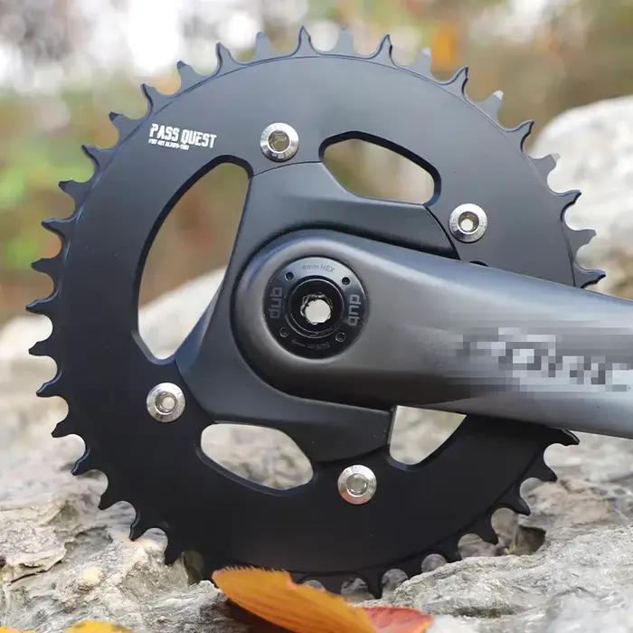 PASS QUEST Pignon AXS pour S233 Force Aero, plateau de vélo, disque fermé, roue à chaîne noire, dent