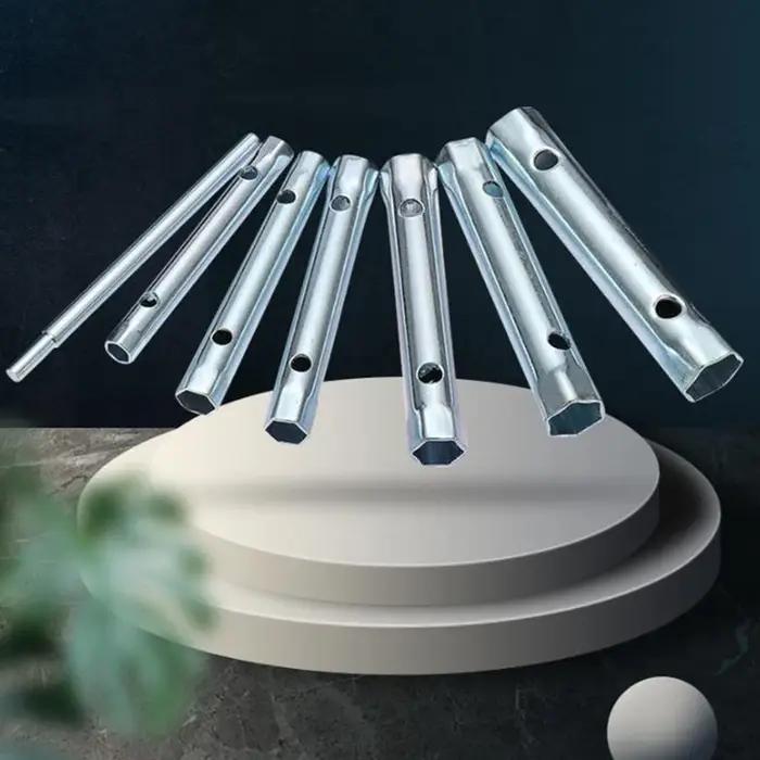Jeu de clés de boîte tubulaire métrique 6-22mm, 10 pièces, barre de Tube, bougie d'allumage, clé en
