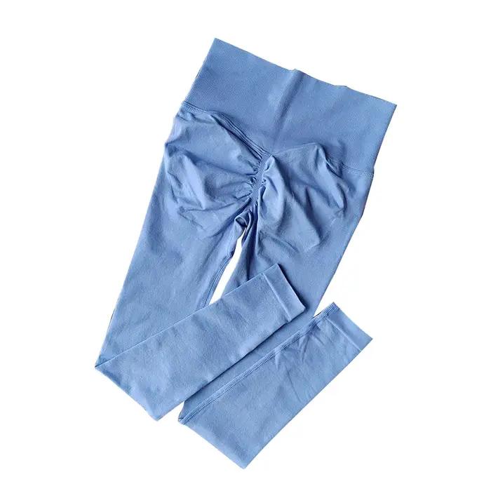 Pantalon de Yoga taille haute sans couture, Leggings de Sport transparent, pour course à pied, sécha