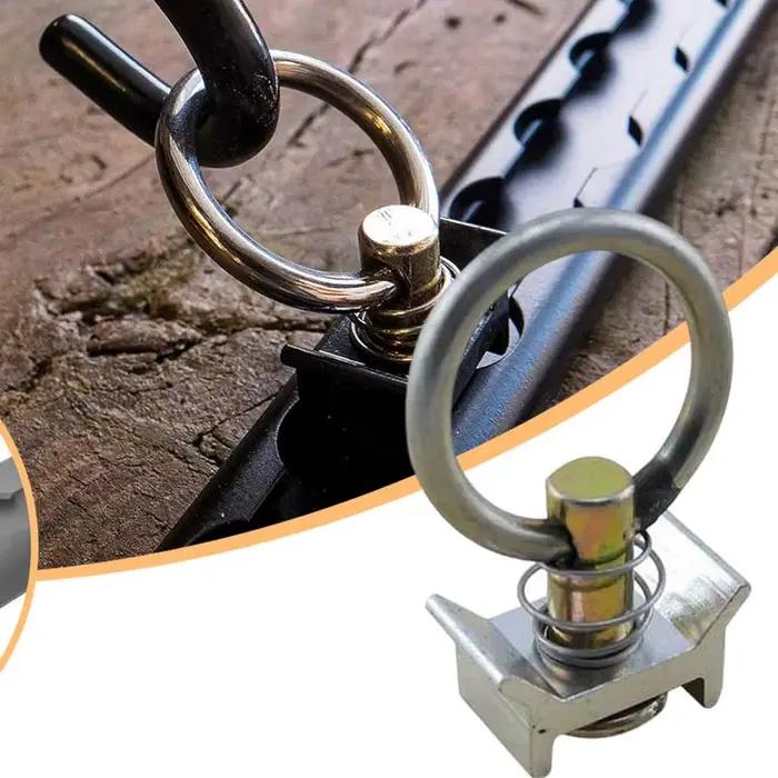 Système d'arrimage de piste en L rail d'arrimage de livraison en aluminium pour remorque fermée fixation de fret en voie en L pour le transfert de Trarvel occasions spéciales sportives