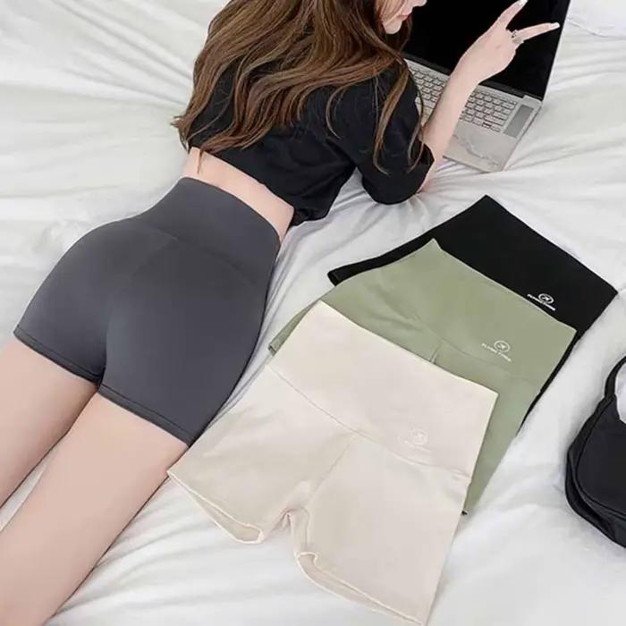 Short de sport sans couture pour femmes - Taille haute façonnant et push up fesses