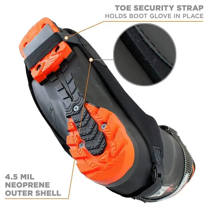 Couvre-chaussures de ski imperméables à l'eau chaude coupe-vent isolation protecteur et chaussures de snowboard équipements accessoires de glisse pour sportifs passionnés