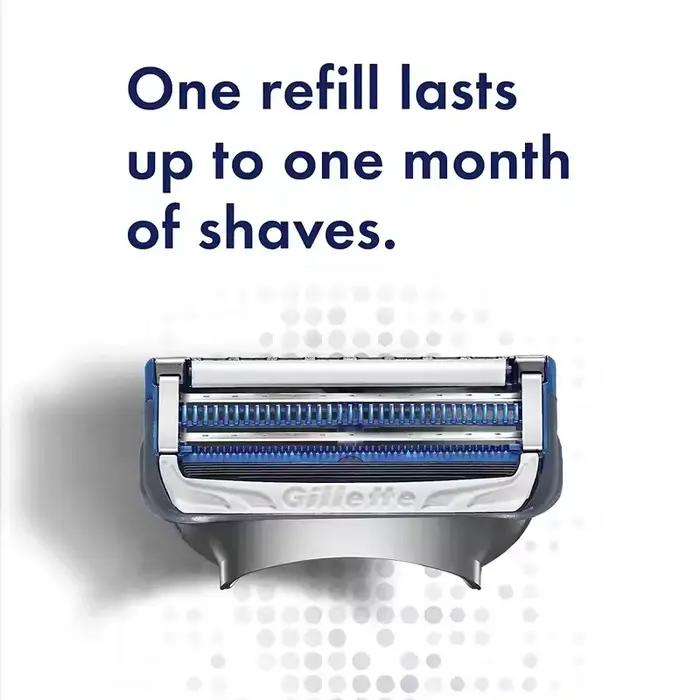Lames de rasoir Gillette SkinGuard pour hommes, recharge de 2 lames pour peaux sensibles, têtes de r