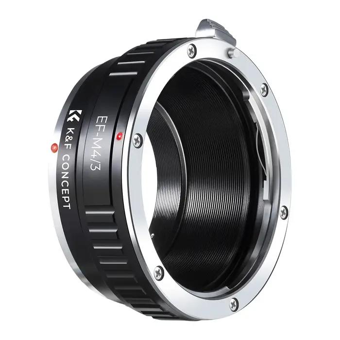 Adaptateur d'objectif K&F CONCEPT pour objectifs Canon EOS EF vers M4/3 MFT pour Olympus PEN et pour