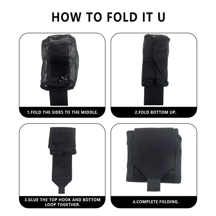 EDC Dull-Sacs de chasse pliables pour le sport en plein air, mini filet de poche, sacs de décharge e