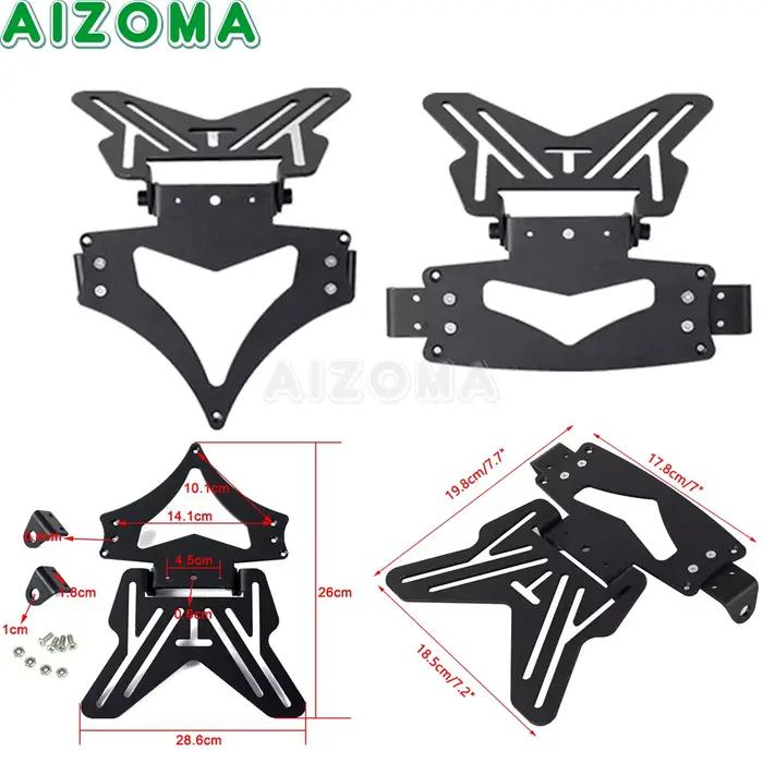 Support de plaque d'immatriculation éliminateur de garde-boue de moto, pour Yamaha Honda Kawasaki Su