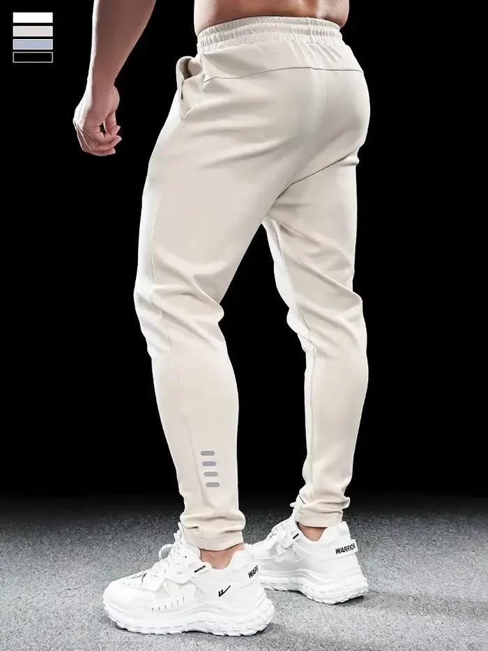 Pantalon de sport pour hommes, Fitness, décontracté, Slim, extensible, course à pied, hauts, séchage