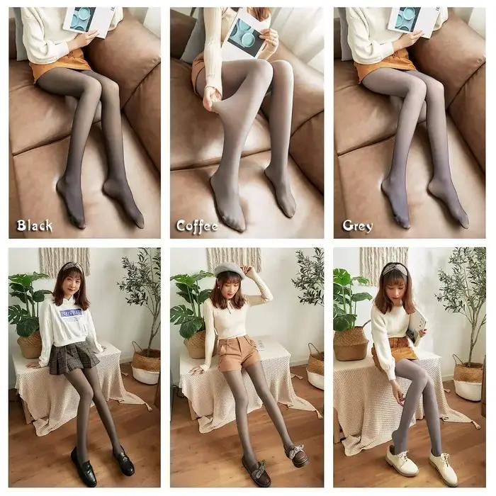 Thermo collants culotte polaire sans couture femmes polaire collants dames femmes bas chaud hiver élasticité termo leggings
