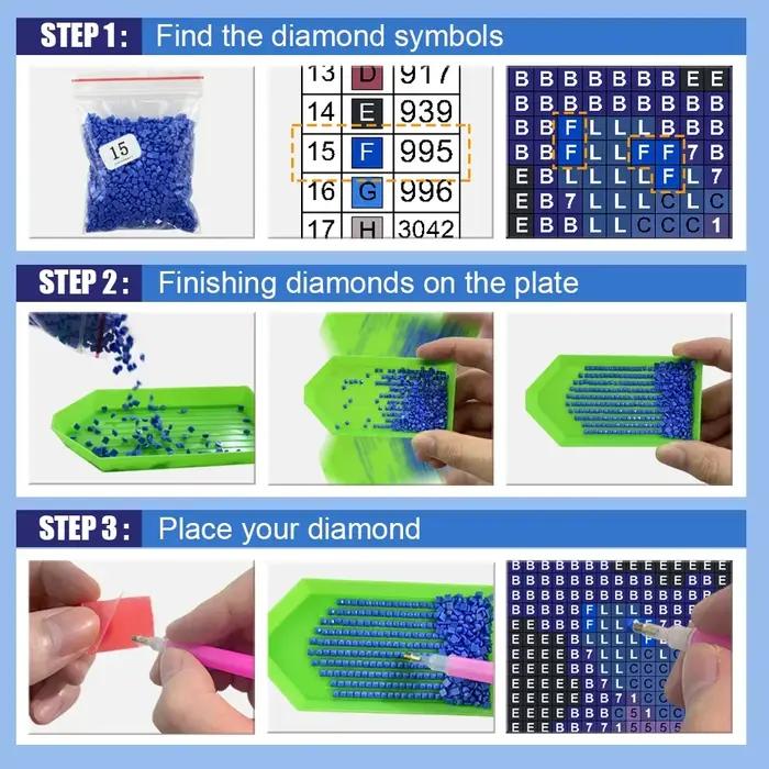 Peinture diamant thème texte coloré 5D, point de croix, Kit de broderie artistique, strass, mosaïque