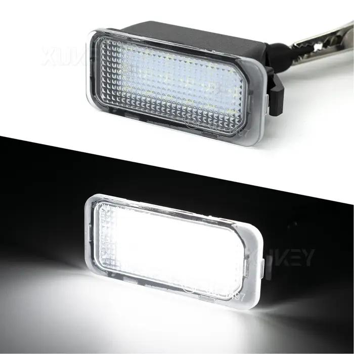2x LED numéro plaque d'immatriculation lumière xénon blanc lampe unités de remplacement pour Ford FO