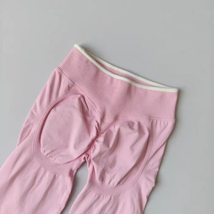 Leggings de Yoga sans couture pour femmes, taille moyenne, Push-Up, pantalon de Sport, Fitness, cour