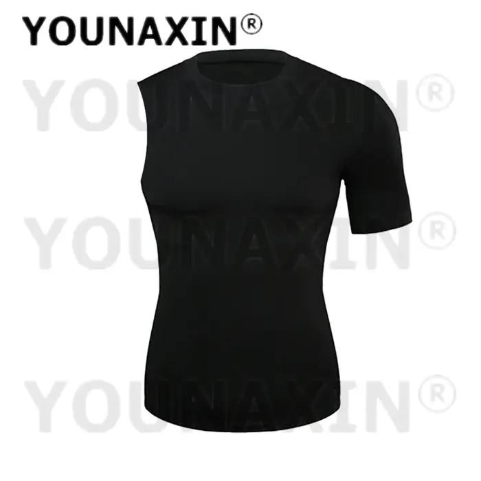 Leggings courts hommes et T-shirts manches un bras - Sport fitness basket yoga course à pied tailles S à 3XL