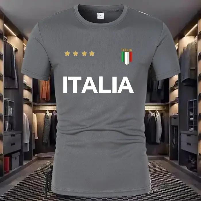T-shirt respirant à col rond et manches amples pour homme style décontracté et polyvalent idéal été et tenues professionnelles