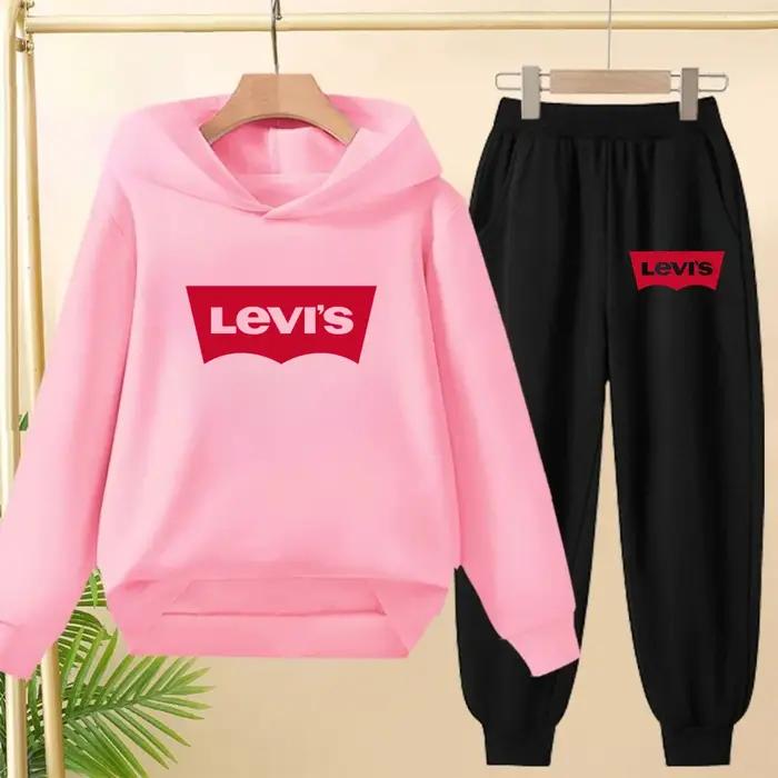 Sweat-shirt à capuche pour enfants de la marque Charming, haut + pantalon, 2 pièces, pour garçons et